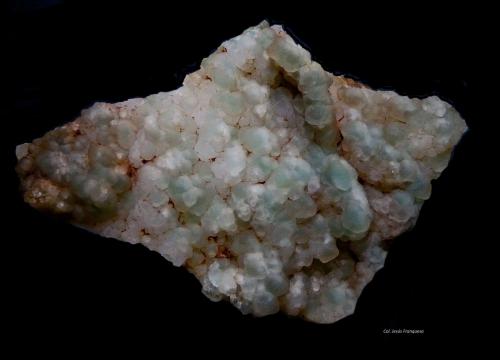 Fluorita.<br />Pedrera Berta, Turó de Can Domènech, Serra de Roques Blanques, Sant Cugat del Vallès-El Papiol, Comarca Vallès Occidental / Baix Llobregat, Barcelona, Cataluña / Catalunya, España<br />80x55 mm.<br /> (Autor: Jesus Franquesa Baucells)