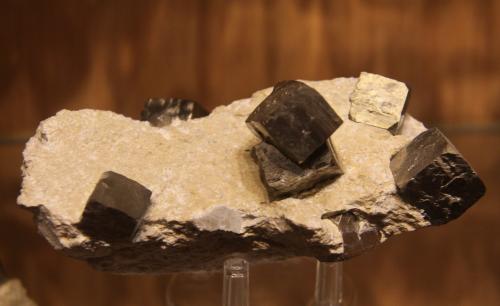 Pyrite<br />Ampliación a Victoria Mine, De Alcarama Range, Navajún, Comarca Cervera, La Rioja, Spain<br />114mm x 55mm x 73mm<br /> (Author: franjungle)