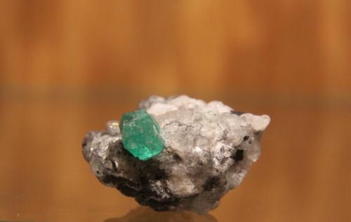 Beryl (variety emerald)<br />Muzo mining district, Western Emerald Belt, Boyacá Department, Colombia<br />36mm x 43mm x 18mm<br /> (Author: franjungle)