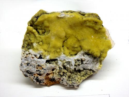 Smithsonita<br />Mines del Mas d'en Galofre, L'Albiol, Comarca Baix Camp, Tarragona, Cataluña / Catalunya, España<br />4x3cm<br /> (Autor: Eloi)
