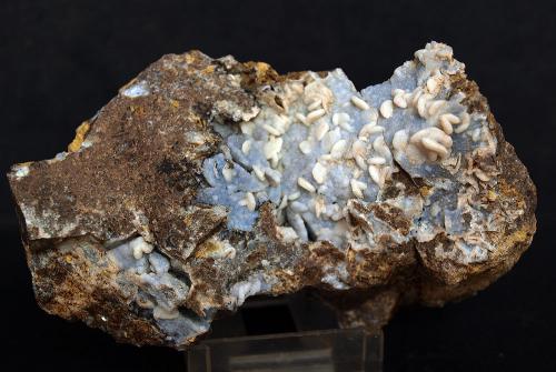 Cuarzo (variedad calcedonia)<br />Volcán Cabezo Negro de Zeneta, Murcia, Comarca Huerta de Murcia, Región de Murcia (Murcia), España<br />10 x 6 cm<br /> (Autor: Pedro Antonio)