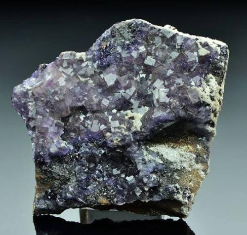 Fluorita<br />Santo Firme Group of Mines (Villabona Mines), Villabona, Llanera, Comarca del Nora, Principality of Asturias (Asturias), Spain<br />6x6 cm<br /> (Autor: nimfiara)