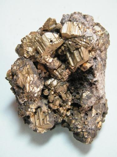 Pyrite<br />Mina Tsumeb, Tsumeb, Región Otjikoto, Namibia<br />50mm x 66mm x 34mm<br /> (Author: Heimo Hellwig)