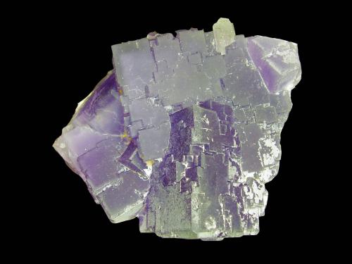 Fluorita<br />Zona minera de Berbes, Berbes, Ribadesella, Comarca Oriente, Principado de Asturias (Asturias), España<br />9x8 cm<br /> (Autor: geoalfon)