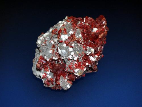 Rejalgar<br />Mina Jiepaiyu (Mina Shimen), Shimen County, Prefectura Changde, Hunan, China<br />8 x 6 cm.<br /> (Autor: Antonio P. López)