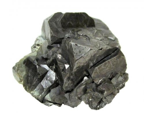 Galena<br />Antonius Mine, Markelsbach, Rhein-Sieg-Kreis, Bergische Land, North Rhine-Westphalia/Nordrhein-Westfalen, Germany<br />Specimen size 6 cm, longest crystal edge 3 cm<br /> (Author: Tobi)