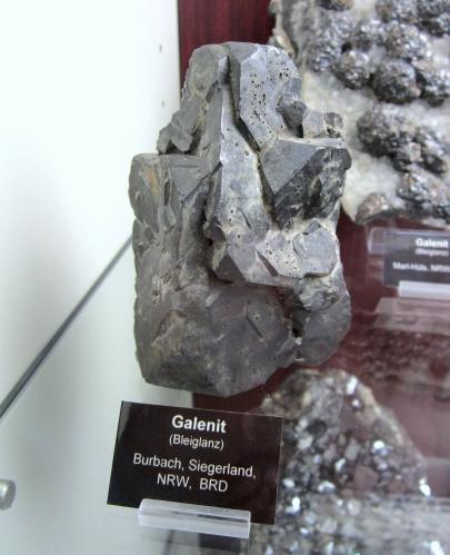 Galena<br />Burbach, Siegen-Wittgenstein District, Arnsberg, North Rhine-Westphalia/Nordrhein-Westfalen, Germany<br />Specimen size approx. 10 cm<br /> (Author: Tobi)