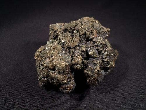 Chalcopyrite, Marcasite, Sphalerite<br />Tri-State District, Cherokee County, Kansas, USA<br />85 mm x 75 mm x 55 mm<br /> (Author: Robert Seitz)