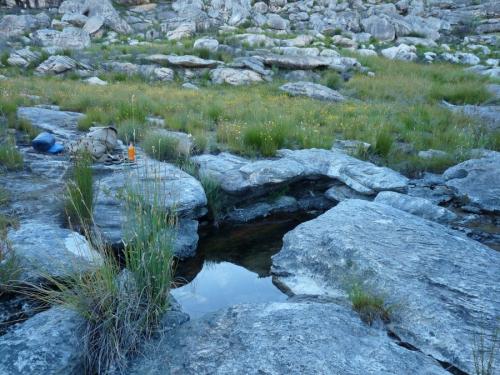 My camp site. (Author: Pierre Joubert)