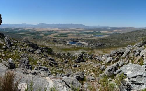 Looking back a distance up the mountain. (Author: Pierre Joubert)