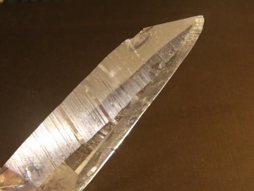 Quartz<br />Peñas Blancas Mine, Municipio San Pablo de Borbur, Western Emerald Belt, Boyacá Department, Colombia<br />27mm x 86mm x 20mm<br /> (Author: franjungle)