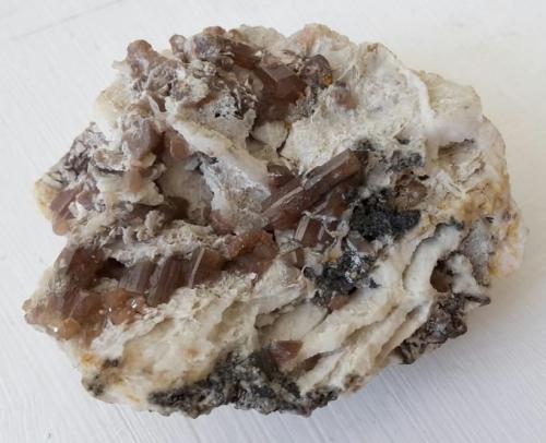 Pyromorphite<br />Mina Bautenberg, Wilden, Wilnsdorf, Distrito Siegen-Wittgenstein, Arnsberg, Renania-Palatinado/Rheinland-Pfalz, Alemania<br />7 x 6 cm<br /> (Author: Andreas Gerstenberg)