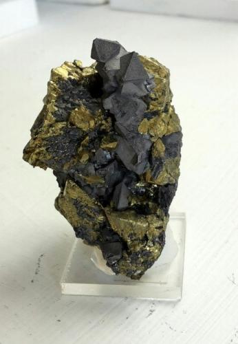 Galena<br />Georg Mine, Horhausen, Flammersfeld, Altenkirchen (Westerwald), Siegerland, Rhineland-Palatinate/Rheinland-Pfalz, Germany<br />6 x 3,5 cm<br /> (Author: Andreas Gerstenberg)