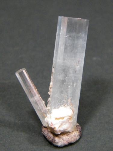 Beryl (variety aquamarine)<br />Erongo Mountain, Usakos, Erongo Region, Namibia<br />17mm x 29mm x 8mm<br /> (Author: Heimo Hellwig)