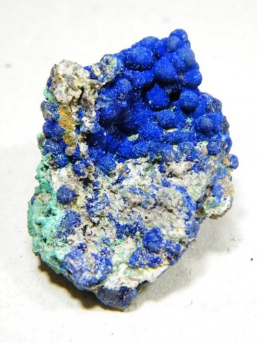 Azurite<br />Tschudi Mine, Otavi, Otjozondjupa Region, Namibia<br />38mm x 50mm x 31mm<br /> (Author: Heimo Hellwig)