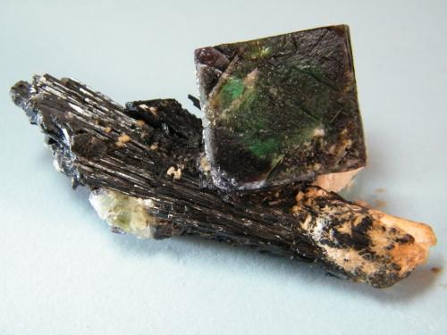 Fluorite/Schorl<br />Erongo Mountain, Usakos, Erongo Region, Namibia<br />73mm x 37mm x 24mm<br /> (Author: Heimo Hellwig)