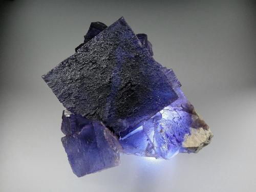 Fluorita<br />Mina Denton, formación Sub-Rosiclare, Grupo Goose Creek Mine, Sub-Distrito Harris Creek, Condado Hardin, Illinois, USA<br />11 x 10 cm.<br /> (Autor: Antonio P. López)