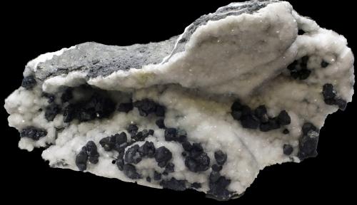 Chalcocite<br />Las Cruces Mine, Gerena-Guillena-Salteras, Comarca Sierra Norte, Seville, Andalusia, Spain<br />25 x 15 x 8 cm<br /> (Author: James)