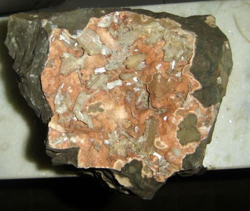 Stilbita-Ca (Estilbita-Ca)<br />Das Antas tunnel, Alto Uruguai Region, Rio Grande do Sul, Brazil<br />20  x 18 x 16 cm<br /> (Autor: Anisio Claudio)