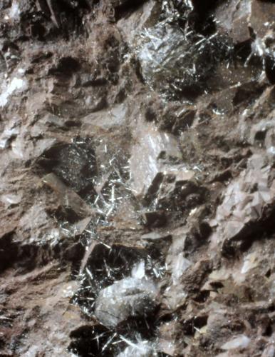 Pirolusita<br />Zona minera del Cerro de Colativí, Turrillas, Comarca Los Filabres-Tabernas, Almería, Andalucía, España<br />32 x 26 x 15 mm.<br /> (Autor: José Luis Zamora)