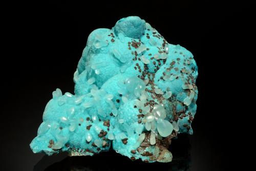 Smithsonite on Aurichalcite<br />Kelly Mine, Magdalena, Magdalena District, Socorro County, New Mexico, USA<br />4.5 x 5.0 cm<br /> (Author: crosstimber)