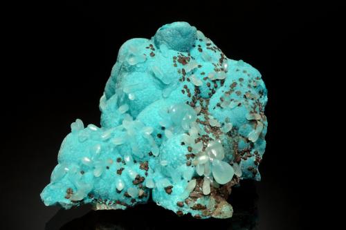 Smithsonite on Aurichalcite<br />Mina Kelly, Magdalena, Distrito Magdalena, Condado Socorro, New Mexico, USA<br />4.5 x 5.0 cm<br /> (Author: crosstimber)