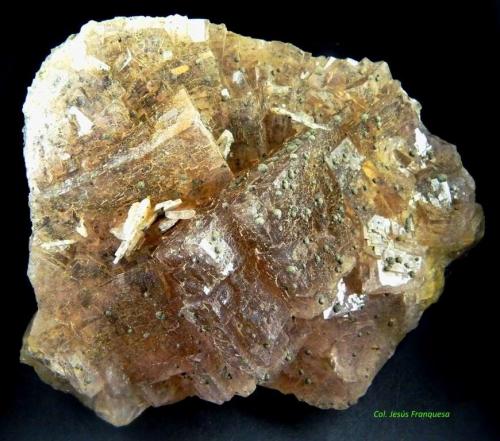 Fluorita y Galena.<br />Chaillac, Indre, Centre-Val de Loire, Francia<br />100x100 mm.<br /> (Autor: Jesus Franquesa Baucells)