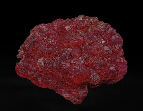 Rhodochrosite<br />Mina N'Chwaning II, Zona minera N'Chwaning, Kuruman, Kalahari manganese field (KMF), Provincia Septentrional del Cabo, Sudáfrica<br />9.1 x 6.7 cm<br /> (Author: am mizunaka)