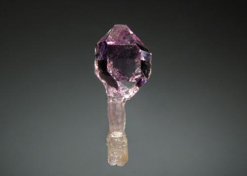 Quartz (variety amethyst)<br />Vakinankaratra Region, Madagascar<br />0.9 x 2.2 cm<br /> (Author: crosstimber)