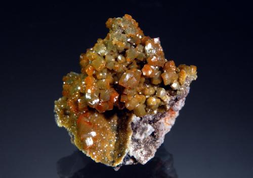 Vanadinite<br />Ramsey Mine, Plomosa District, Plomosa Mountains, La Paz County, Arizona, USA<br />2.3 x 2.6 cm<br /> (Author: crosstimber)