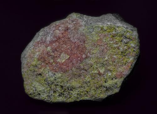 Grossular, Diopside<br />Jeffrey Mine, Asbestos, Les Sources RCM, Estrie, Québec, Canada<br />11.2 x 8.1 cm<br /> (Author: am mizunaka)