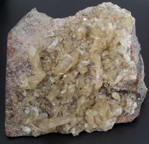 Baryte<br />Sauberg Mine, Marienberg cleft, Lorenz Stehender vein, Ehrenfriedersdorf, Erzgebirgskreis, Saxony/Sachsen, Germany<br />13 x 9,5 cm<br /> (Author: Andreas Gerstenberg)