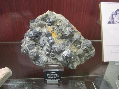 Galena<br />Morgenstern Mine, Fischelbach, Bad Laasphe, Siegen-Wittgenstein District, Arnsberg, North Rhine-Westphalia/Nordrhein-Westfalen, Germany<br />Specimen size 18 cm<br /> (Author: Tobi)