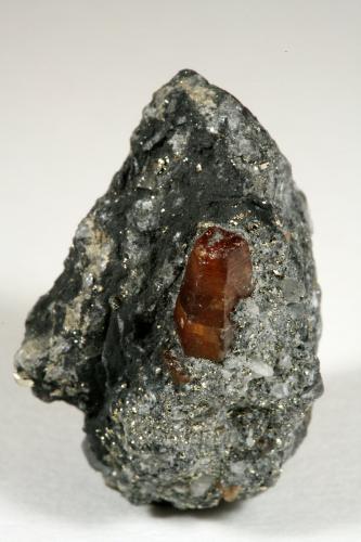 Parisite, Calcite, Pyrite<br />Muzo (distrito minero), Cinturón Esmeraldífero Occidental, Departamento Boyacá, Colombia<br />26x40x28mm, xl=11mm<br /> (Author: Fiebre Verde)