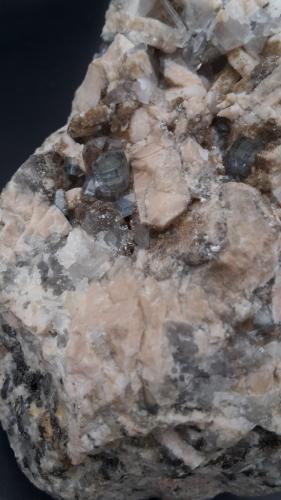 Fluorapatite<br />Schönheide, Erzgebirgskreis, Saxony/Sachsen, Germany<br />Crystals up to 8 mm<br /> (Author: Andreas Gerstenberg)
