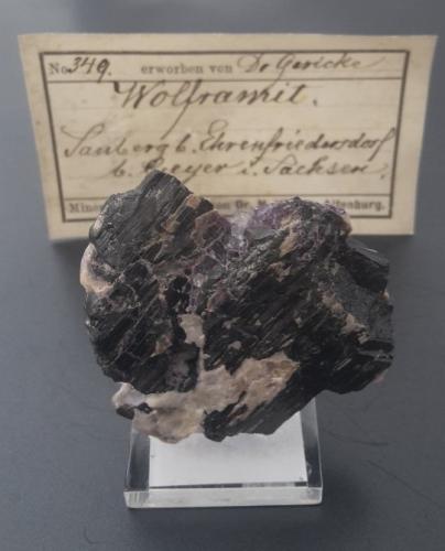 Ferberite<br />Sauberg Mine, Ehrenfriedersdorf, Erzgebirgskreis, Saxony/Sachsen, Germany<br />5,5 x 4,5 cm<br /> (Author: Andreas Gerstenberg)