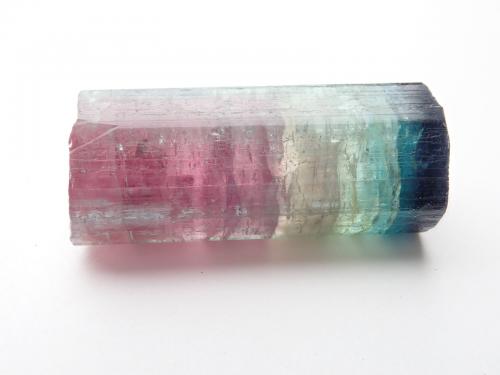 Elbaite (Tourmaline Group)<br />Sapo Mine, Ferruginha, Conselheiro Pena, Vale do Rio Doce, Minas Gerais, Brazil<br />3.1cm x  1.4 cm<br /> (Author: texasdigger)