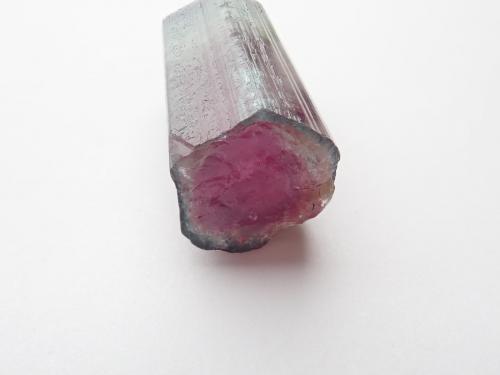 Elbaite (Tourmaline Group)<br />Sapo Mine, Ferruginha, Conselheiro Pena, Vale do Rio Doce, Minas Gerais, Brazil<br />3.1cm x  1.4 cm<br /> (Author: texasdigger)