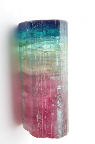 Elbaite (Tourmaline Group)<br /><br />3.1cm x  1.4 cm<br /> (Author: texasdigger)