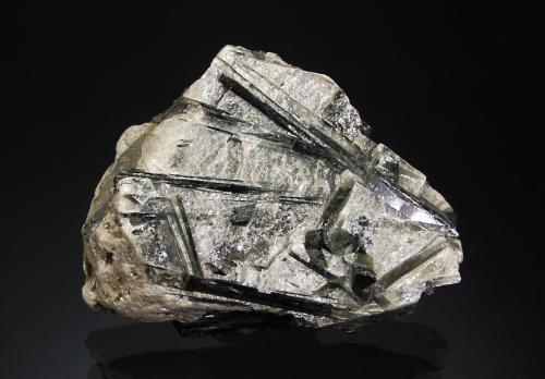 Actinolite in Talc<br />Cantera Carlton, Chester, Condado Windsor, Vermont, USA<br />4.1 x 5.5 cm<br /> (Author: crosstimber)