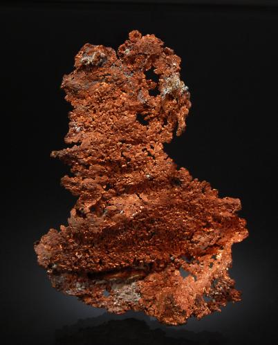 Copper<br />Ray Mines, Scott Mountain area, Mineral Creek District, Dripping Spring Mountains, Pinal County, Arizona, USA<br />2.8 x 8.7 x 12.4 cm<br /> (Author: crosstimber)