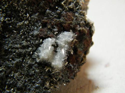 Calcite with Mimetite and Wulfenite<br />Mina Tsumeb, Tsumeb, Región Otjikoto, Namibia<br />122mm x 73mm x 80mm<br /> (Author: Heimo Hellwig)