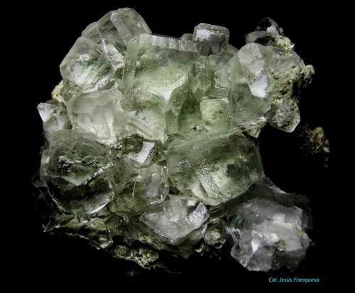 Fluorita.<br />Xianghualing, Linwu, Prefectura Chenzhou, Provincia Hunan, China<br />80x70 mm.<br /> (Autor: Jesus Franquesa Baucells)