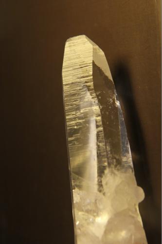 Quartz<br />Mina Peñas Blancas, Municipio San Pablo de Borbur, Cinturón Esmeraldífero Occidental, Departamento Boyacá, Colombia<br />38mm x 120mm x 33mm<br /> (Author: franjungle)