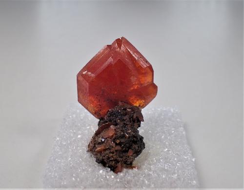 Wulfenite<br />Red Cloud Mine, Trigo Mountains, Silver District, La Paz County, Arizona, USA<br />24 mm x 21 mm x 11 mm<br /> (Author: Don Lum)