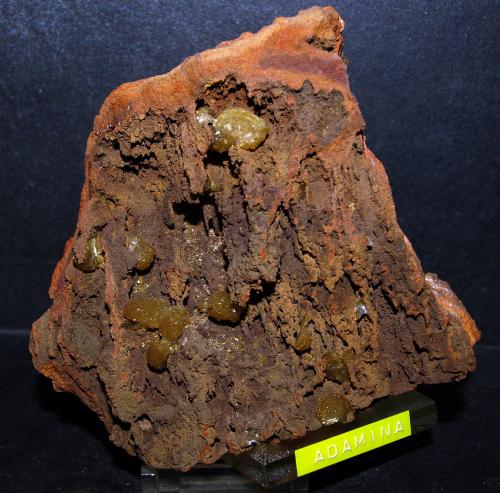 Adamita<br />Mapimí, Municipio Mapimí, Durango, Mexico<br />11 x 9.5 cm<br /> (Autor: Pedro Antonio)