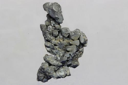 Acanthita (Acantita)<br />Hongda Mine, Xiaoqinggou, Lingqiu, Datong Prefecture, Shanxi Province, China<br />35x60mm<br /> (Autor: Ramon A  Lopez Garcia)