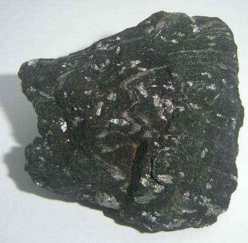 Arsenopirita y Pirita<br />Passagem Mine, Mariana, Minas Gerais, Brazil<br />9 x 7 x 6 cm<br /> (Autor: Anisio Claudio)
