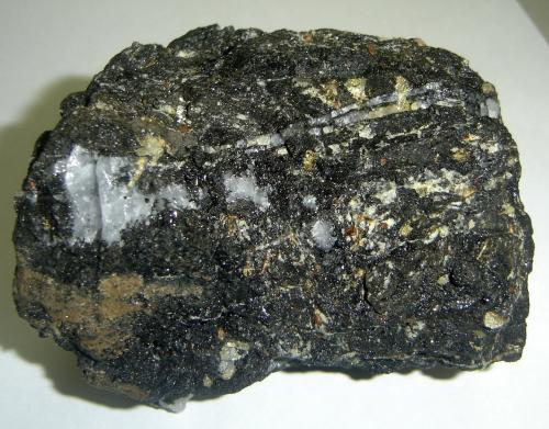 Arsenopirita y Pirita<br />Mina Passagem, Mariana, Minas Gerais, Brasil<br />11 x 7 x 6,5 cm<br /> (Autor: Anisio Claudio)