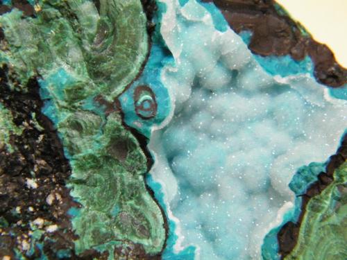 Chrysocolla and Malachite<br />Skorpion Mine, Rosh Pinah, Lüderitz District, ǁKaras Region, Namibia<br />91mm x 72mm x 68mm<br /> (Author: Heimo Hellwig)